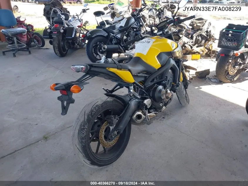 JYARN33E7FA008239 2015 Yamaha Fz09