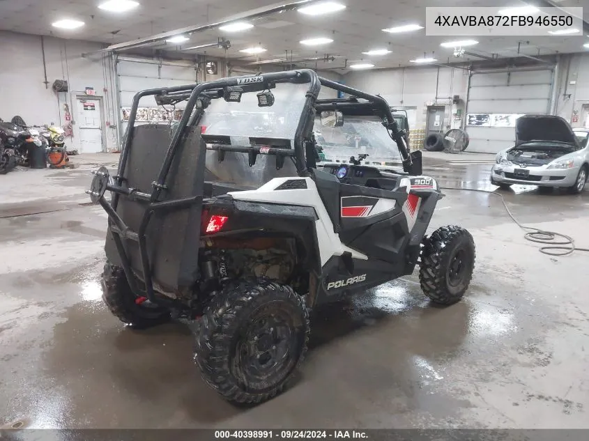 4XAVBA872FB946550 2015 Polaris Rzr S 900