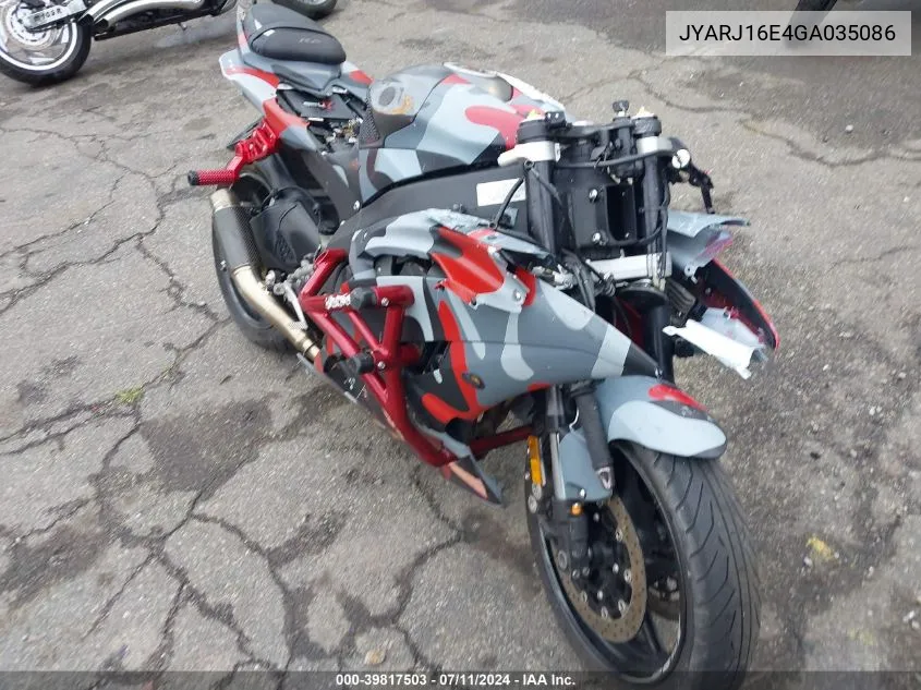 JYARJ16E4GA035086 2016 Yamaha Yzfr6