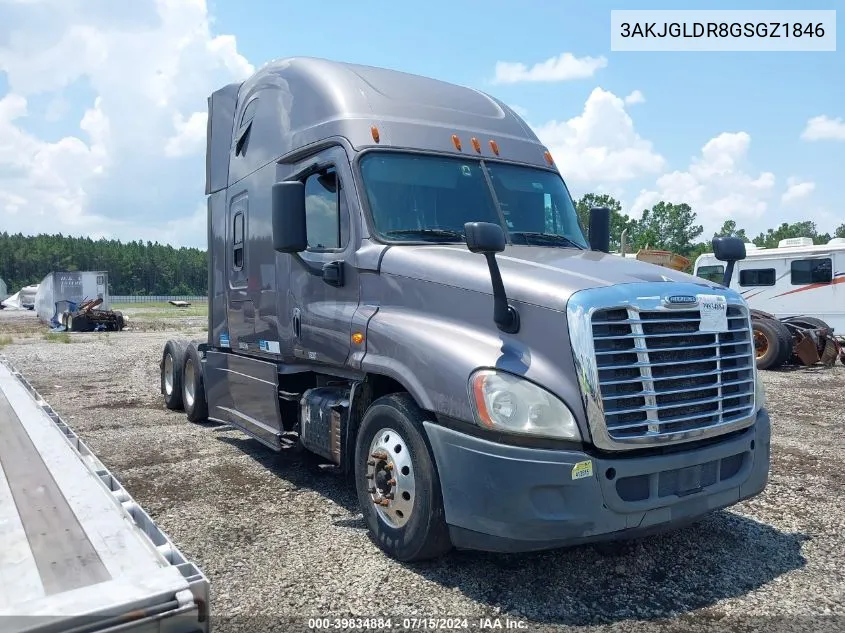 2016 Freightliner Cascadia VIN: 3AKJGLDR8GSGZ1846 Lot: 40764709