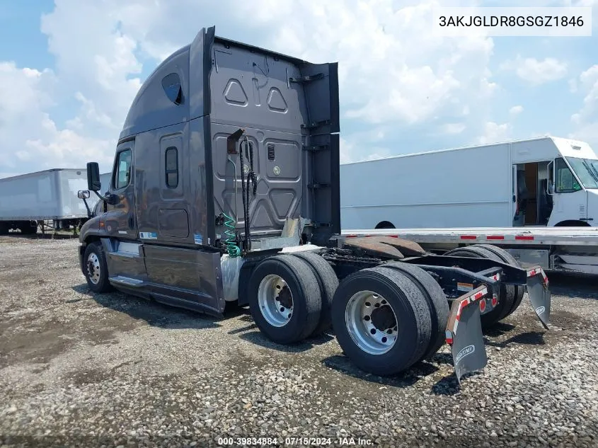 2016 Freightliner Cascadia VIN: 3AKJGLDR8GSGZ1846 Lot: 40764709