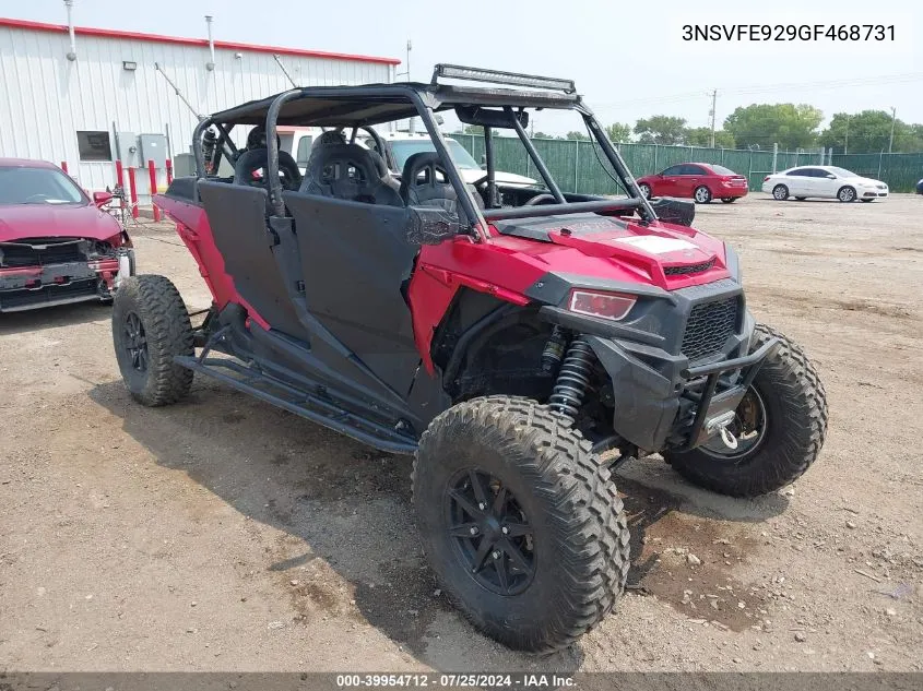 2016 Polaris Rzr Xp 4 Turbo Eps VIN: 3NSVFE929GF468731 Lot: 39954712