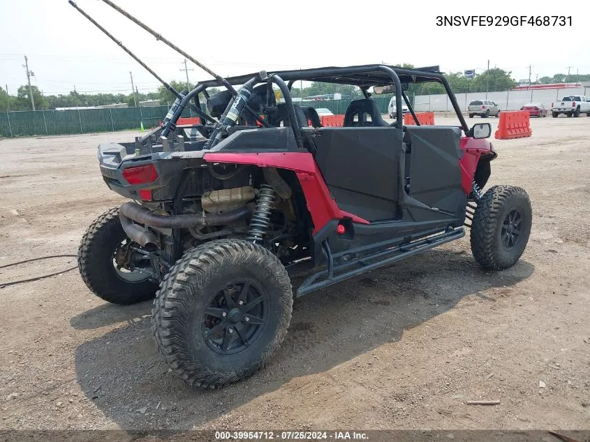 2016 Polaris Rzr Xp 4 Turbo Eps VIN: 3NSVFE929GF468731 Lot: 39954712