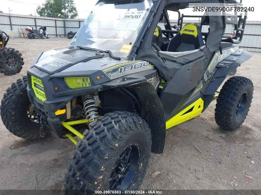 2016 Polaris Rzr Xp 1000 Eps VIN: 3NSVDE990GF782240 Lot: 39976583