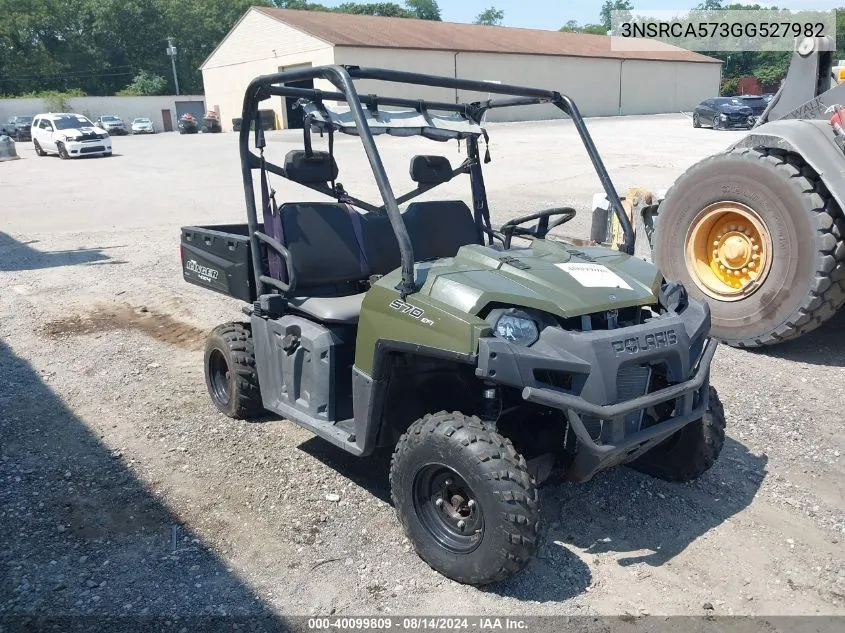 2016 Polaris Ranger 570 Full-Size VIN: 3NSRCA573GG527982 Lot: 40099809