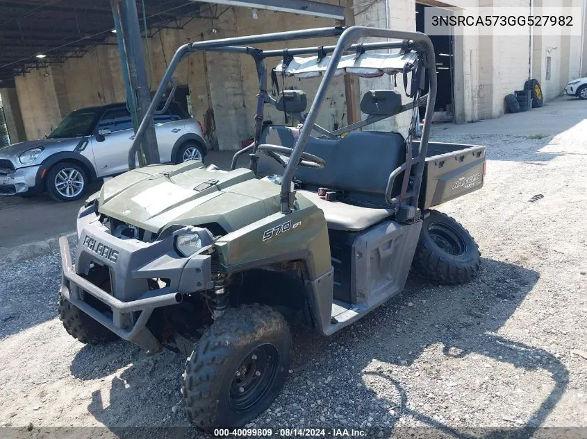 2016 Polaris Ranger 570 Full-Size VIN: 3NSRCA573GG527982 Lot: 40099809