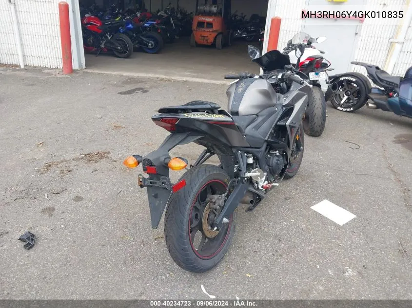 2016 Yamaha Yzfr3 VIN: MH3RH06Y4GK010835 Lot: 40234723