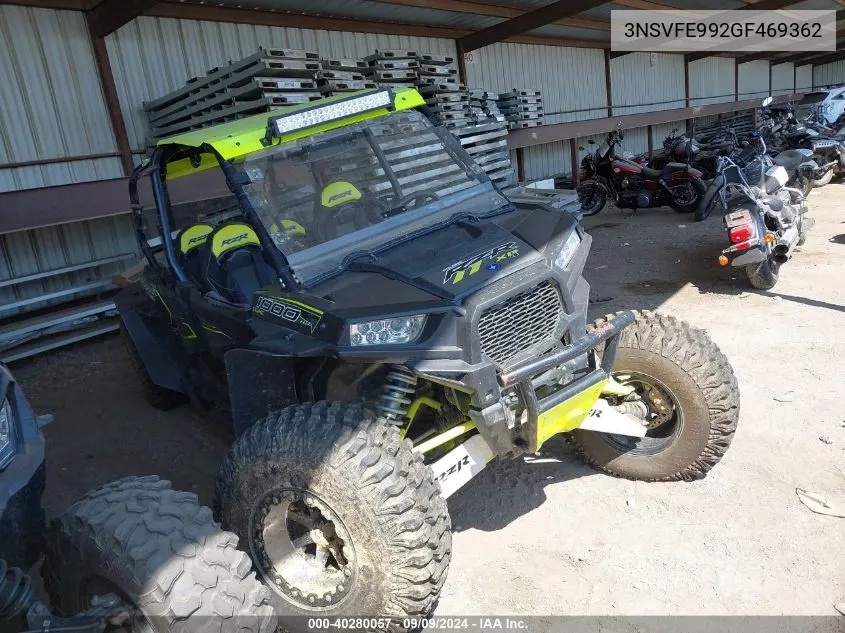 2016 Polaris Rzr Xp 4 1000 Eps VIN: 3NSVFE992GF469362 Lot: 40280057