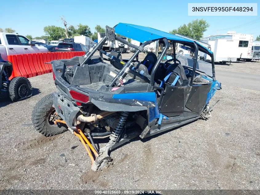 2016 Polaris Rzr Xp 4 1000 Eps VIN: 3NSVFE995GF448294 Lot: 40325603