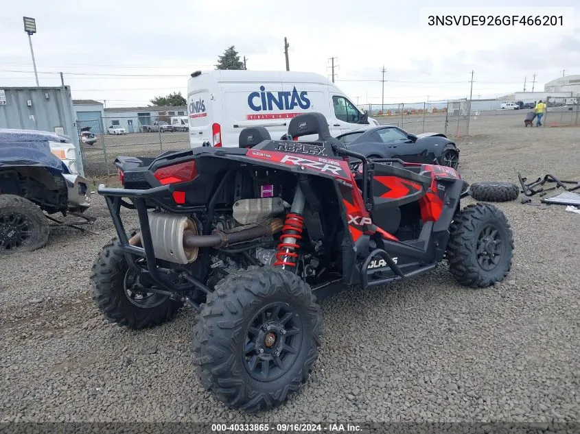 2016 Polaris Rzr Xp Turbo Eps VIN: 3NSVDE926GF466201 Lot: 40333865