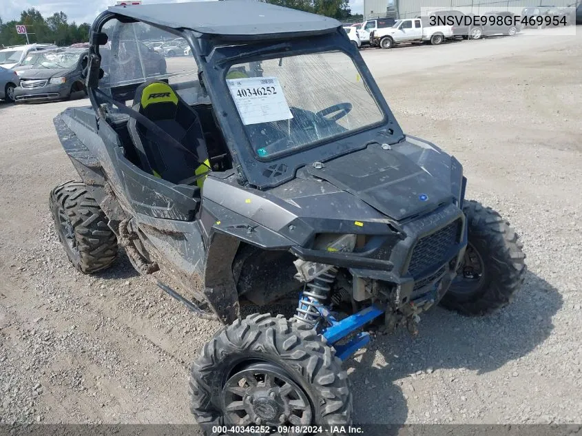 2016 Polaris Rzr Xp 1000 Eps VIN: 3NSVDE998GF469954 Lot: 40346252