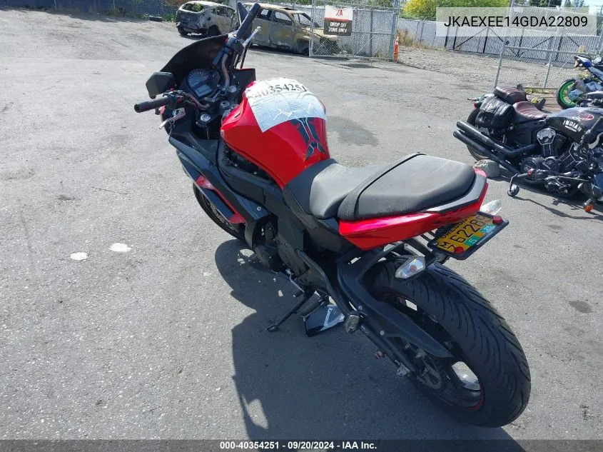 JKAEXEE14GDA22809 2016 Kawasaki Ex650 E