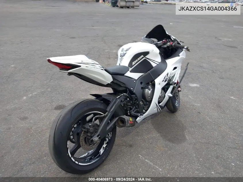 JKAZXCS14GA004366 2016 Kawasaki Zx1000 S