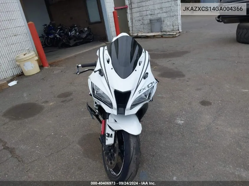 2016 Kawasaki Zx1000 S VIN: JKAZXCS14GA004366 Lot: 40406973