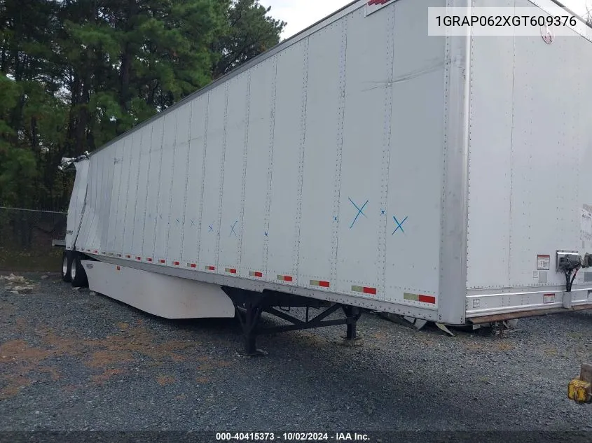 2016 Great Dane Trailers Unknown VIN: 1GRAP062XGT609376 Lot: 40415373