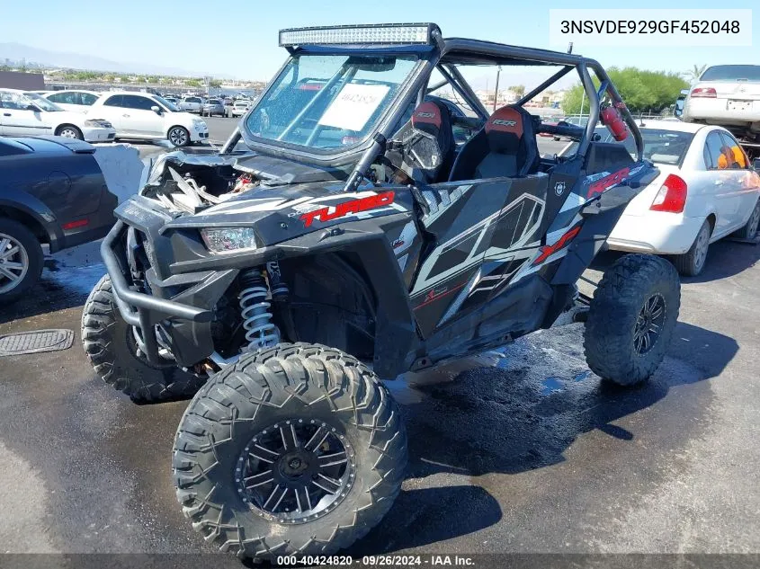 2016 Polaris Rzr Xp Turbo Eps VIN: 3NSVDE929GF452048 Lot: 40424820