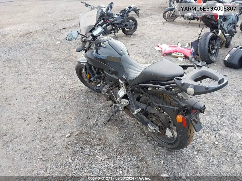 JYARM06E5GA005807 2016 Yamaha Fz07