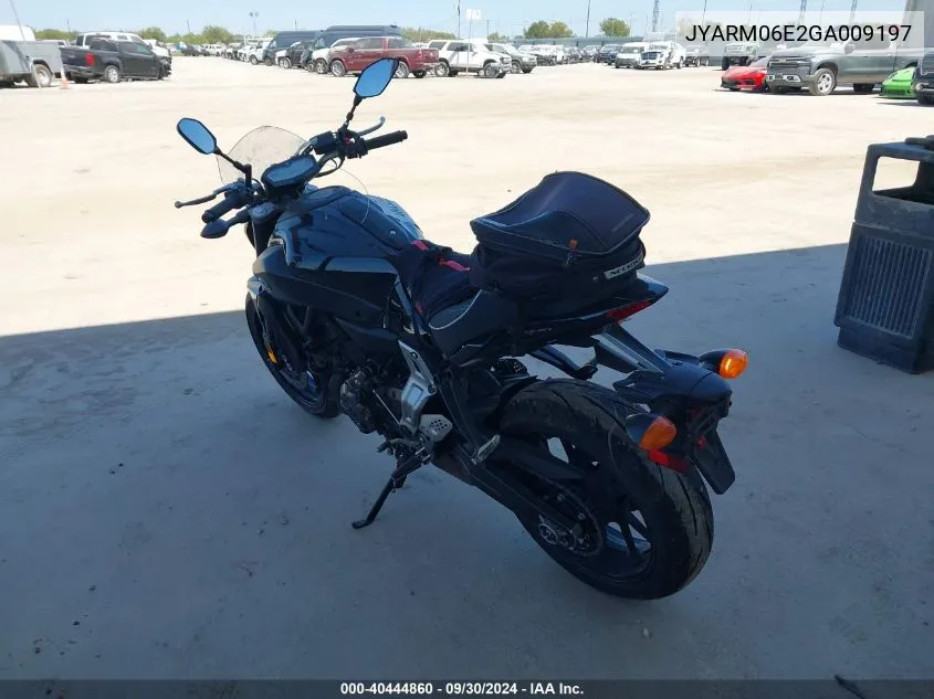 2016 Yamaha Fz07 VIN: JYARM06E2GA009197 Lot: 40444860