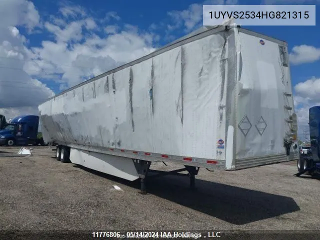 2017 Utility Trailer Mfg Trailer VIN: 1UYVS2534HG821315 Lot: 11776806