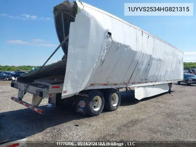 2017 Utility Trailer Mfg Trailer VIN: 1UYVS2534HG821315 Lot: 11776806