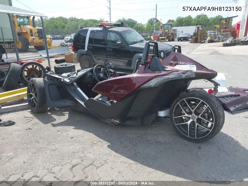 2017 Polaris Slingshot Sl VIN: 57XAAPFA9H8123150 Lot: 39333257