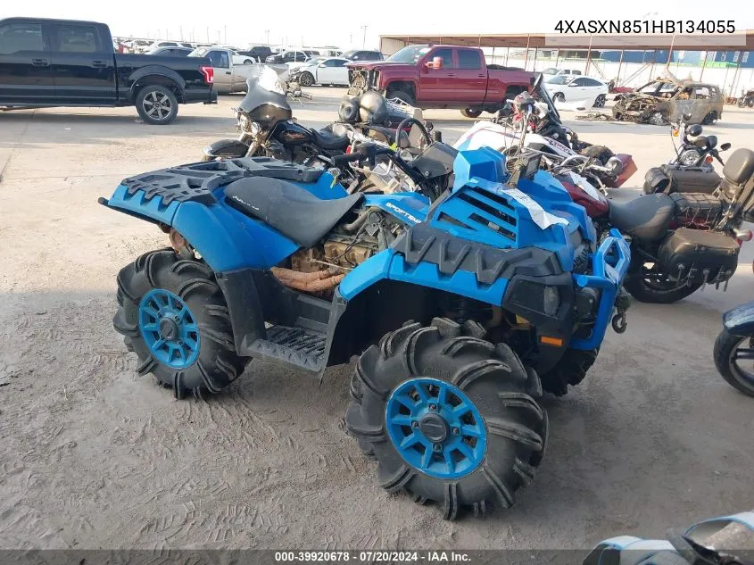 2017 Polaris Sportsman 850 High Lifter Edition VIN: 4XASXN851HB134055 Lot: 39920678