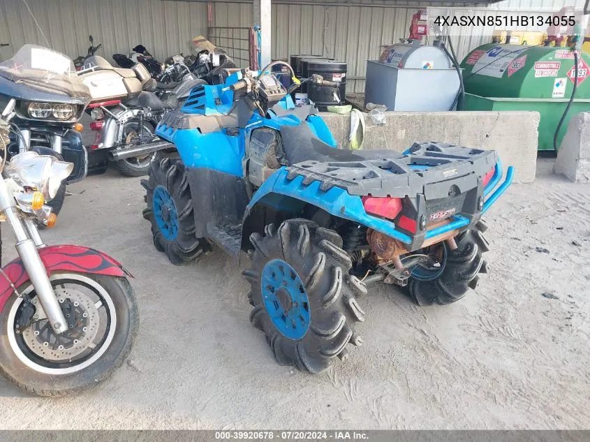 2017 Polaris Sportsman 850 High Lifter Edition VIN: 4XASXN851HB134055 Lot: 39920678