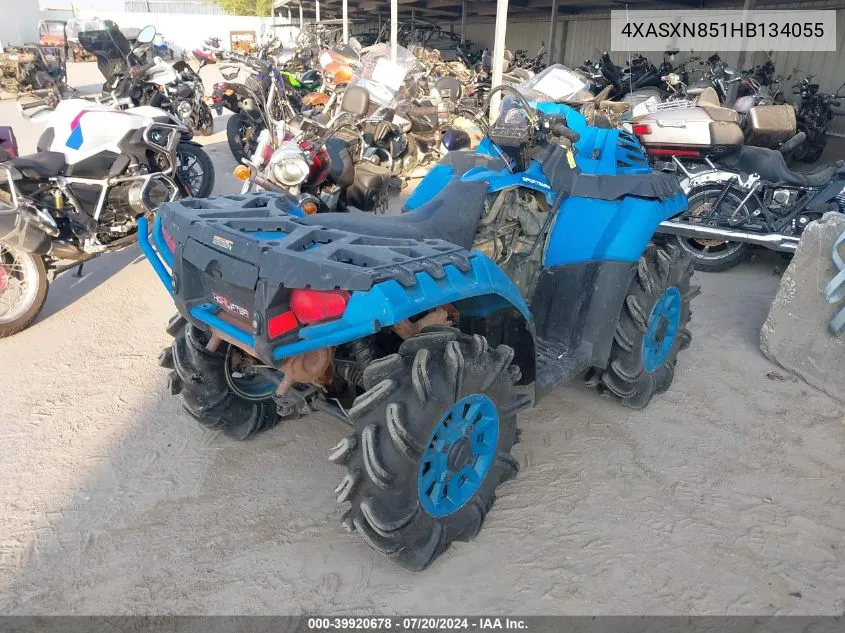 2017 Polaris Sportsman 850 High Lifter Edition VIN: 4XASXN851HB134055 Lot: 39920678