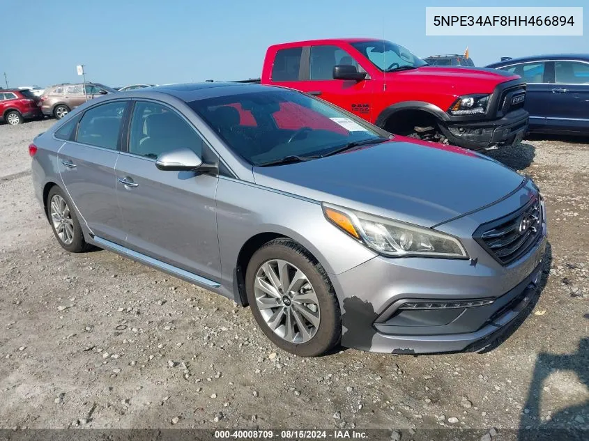 2017 Hyundai Sonata Sport VIN: 5NPE34AF8HH466894 Lot: 40008709