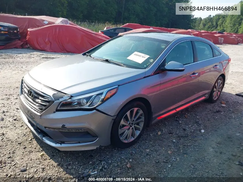 5NPE34AF8HH466894 2017 Hyundai Sonata Sport