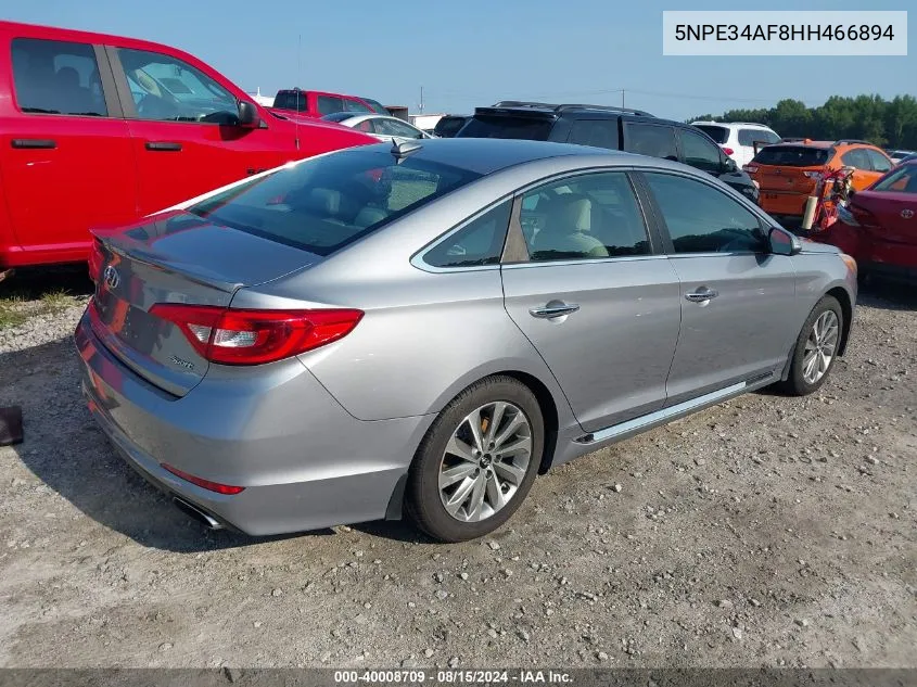 5NPE34AF8HH466894 2017 Hyundai Sonata Sport