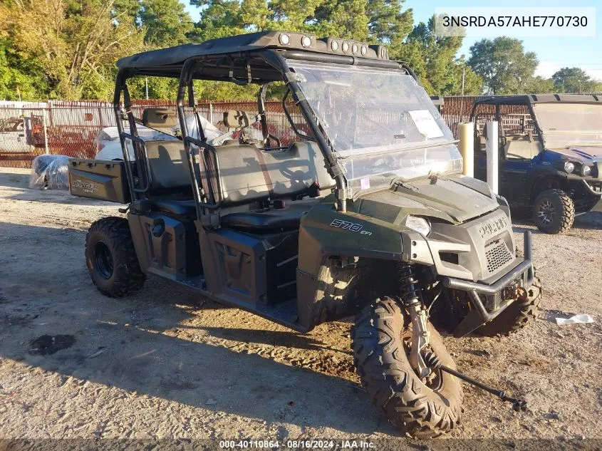 2017 Polaris Ranger Crew 570-6 VIN: 3NSRDA574HE770730 Lot: 40110864