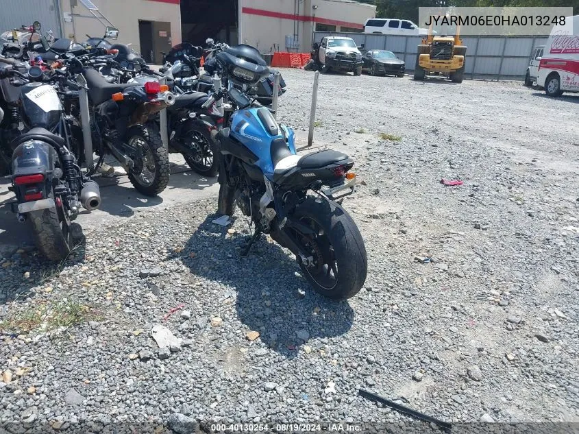 JYARM06E0HA013248 2017 Yamaha Fz07