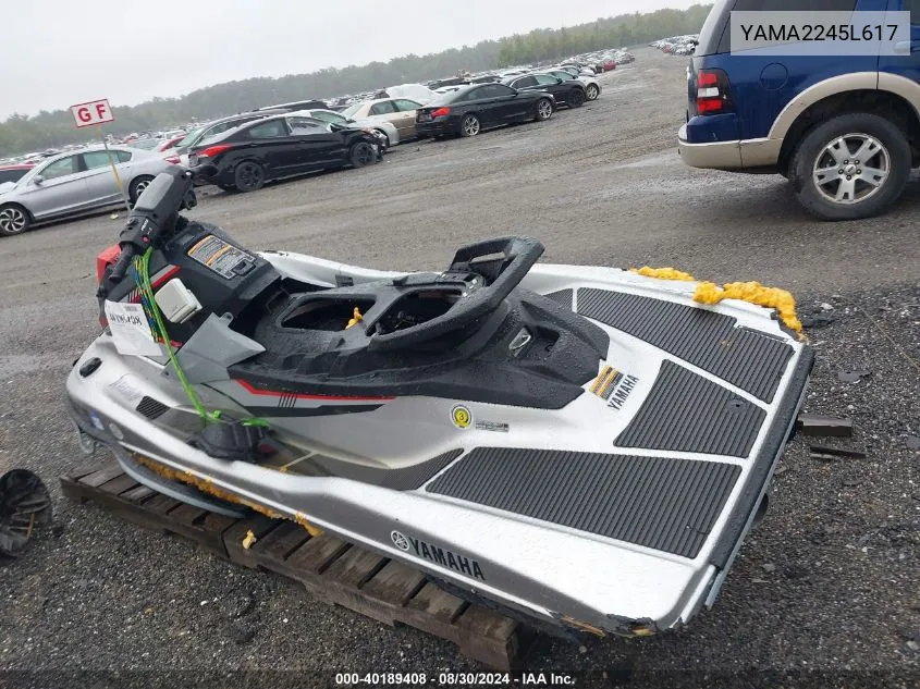 2017 Yamaha Ex 1050A-Sb VIN: YAMA2245L617 Lot: 40189408