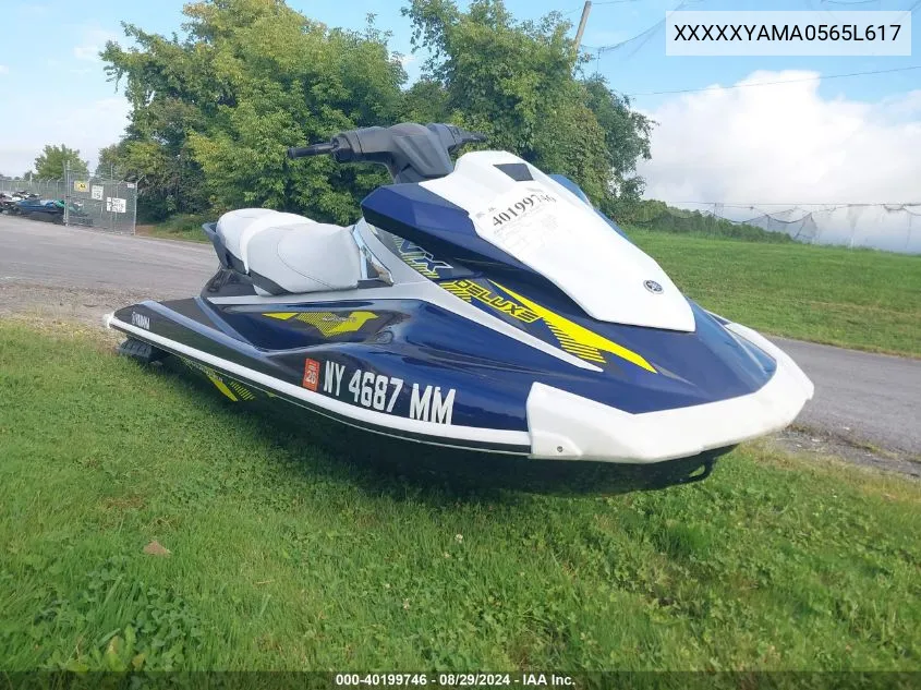 XXXXXYAMA0565L617 2017 Yamaha Vx Deluxe