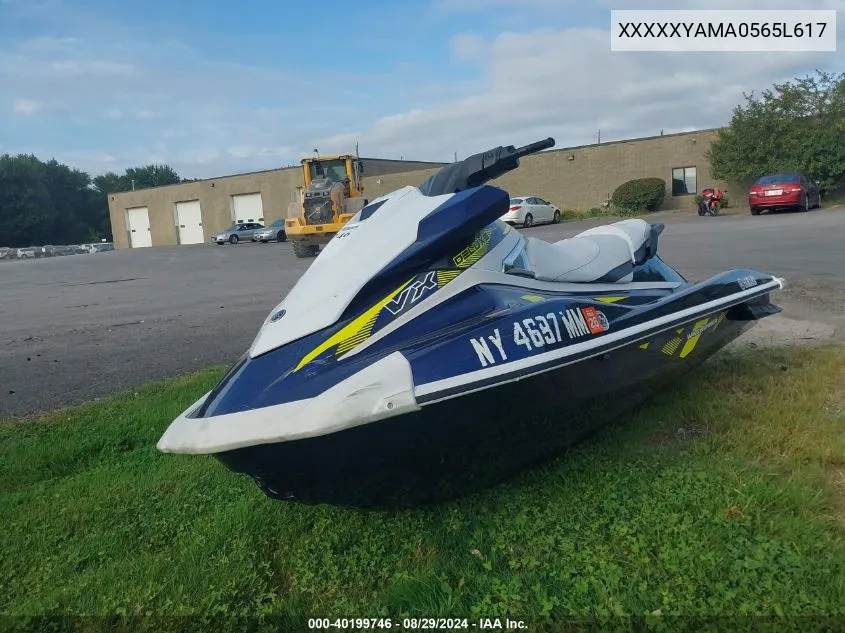 2017 Yamaha Vx Deluxe VIN: XXXXXYAMA0565L617 Lot: 40199746