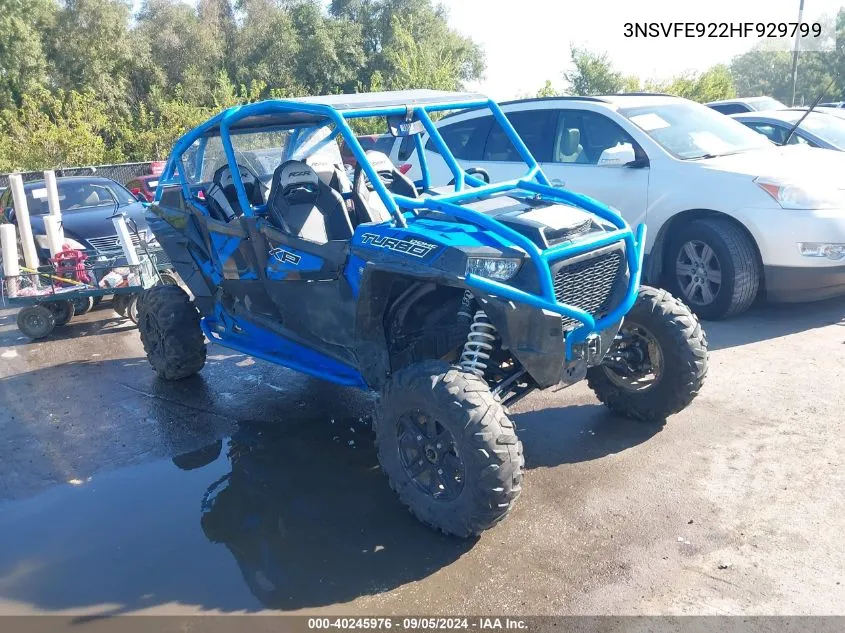 3NSVFE922HF929799 2017 Polaris Rzr Xp 4 Turbo Eps