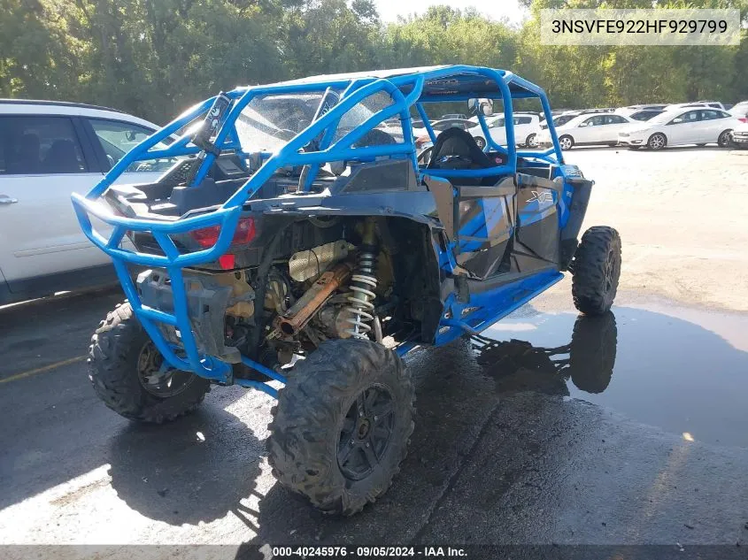 3NSVFE922HF929799 2017 Polaris Rzr Xp 4 Turbo Eps