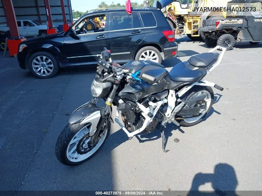 JYARM06E6HA012573 2017 Yamaha Fz07