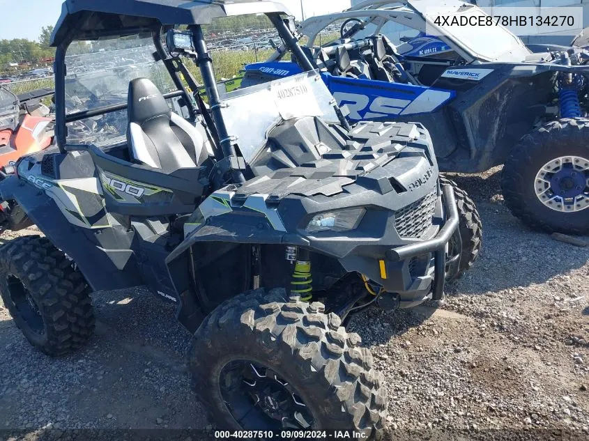 2017 Polaris Ace 900 Xc VIN: 4XADCE878HB134270 Lot: 40287510