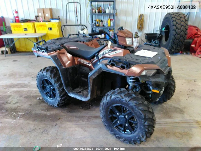 4XASXE950HA638102 2017 Polaris Sportsman Xp 1000