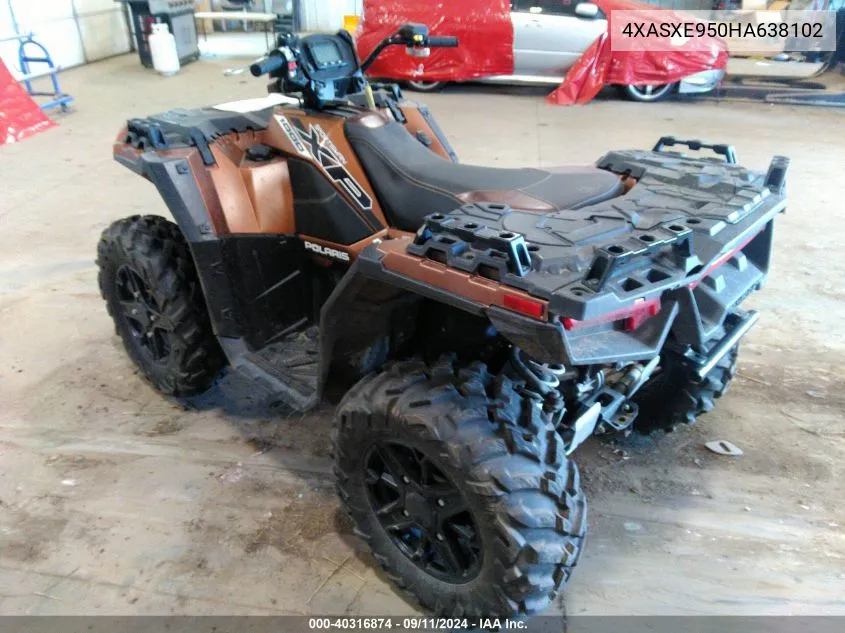 4XASXE950HA638102 2017 Polaris Sportsman Xp 1000