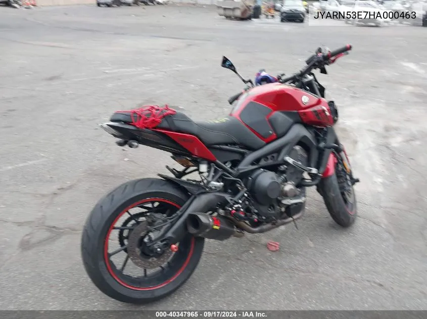 JYARN53E7HA000463 2017 Yamaha Fz09