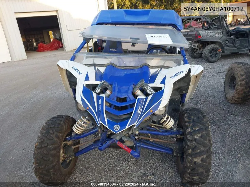 2017 Yamaha Yxz1000 Et VIN: 5Y4AN08Y0HA100712 Lot: 40394584