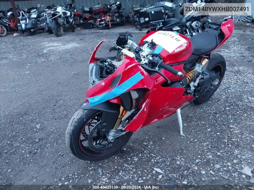 ZDM14BYWXHB007491 2017 Ducati Superbike 1299 Panigale/S