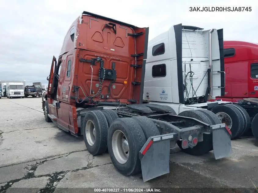 2017 Freightliner Cascadia 125 VIN: 3AKJGLDR0HSJA8745 Lot: 40708227