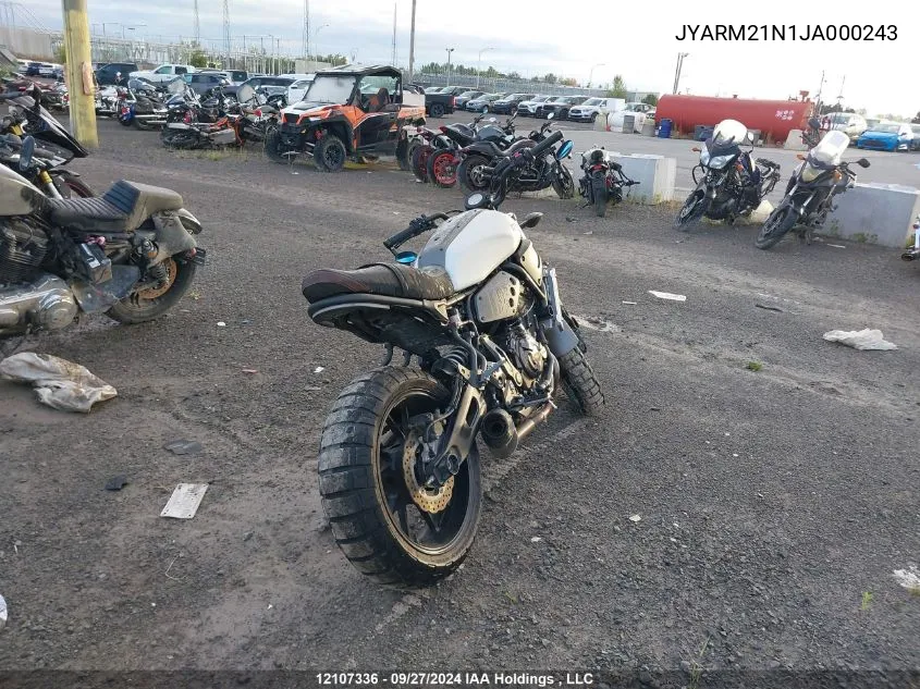 JYARM21N1JA000243 2018 Yamaha Xsr700