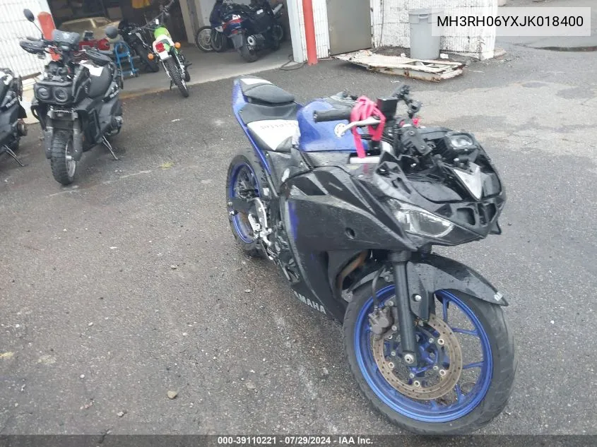 MH3RH06YXJK018400 2018 Yamaha Yzfr3