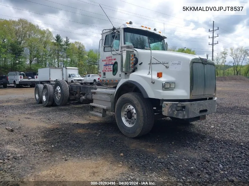 2018 Western Star 4900 Set Back Axle VIN: 5KKMALDV0JPJT8537 Lot: 39293495