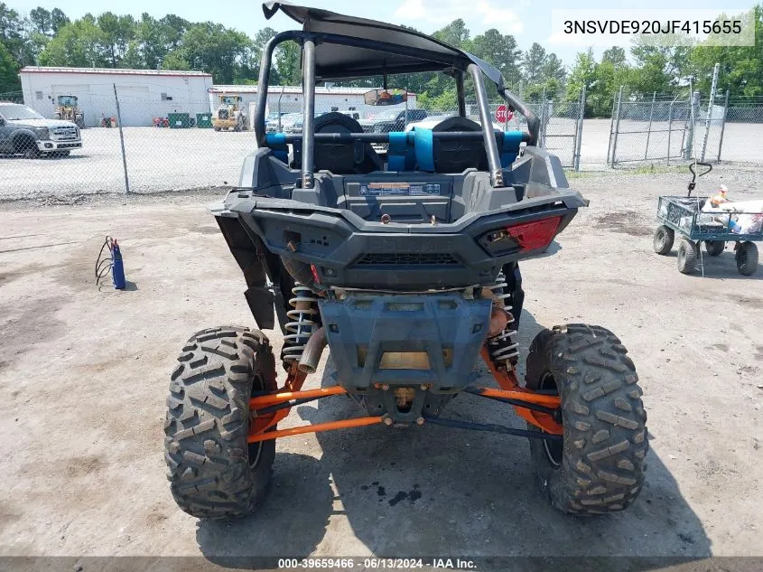 3NSVDE920JF415655 2018 Polaris Rzr Xp Turbo Eps